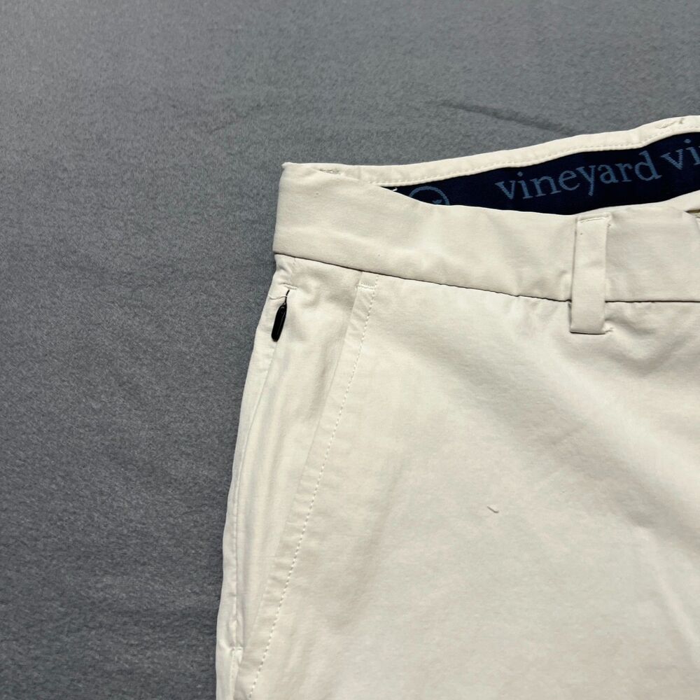 Vineyard Vines On-The-Go Chino Pants Men's 28 X 30 Ivory Slim Fit Performance - Picture 8 of 15